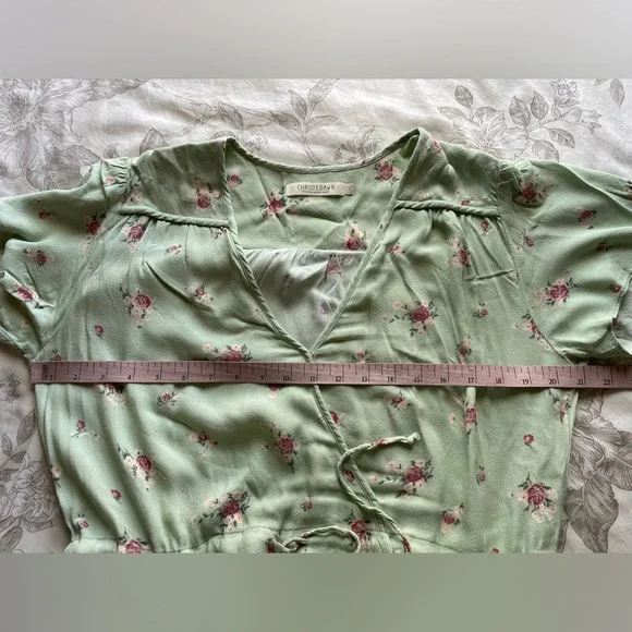 Christy Dawn The Dawn Midi Dress Pear Spray Large Cottagecore Feminine Boho - Picture 12 of 14